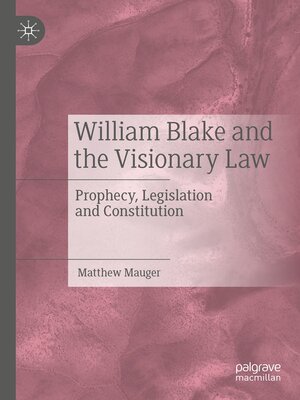 cover image of William Blake and the Visionary Law